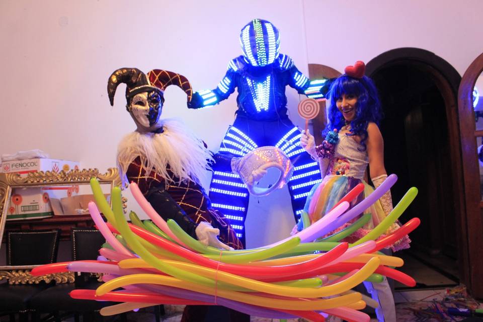 Hora loca Temática LED