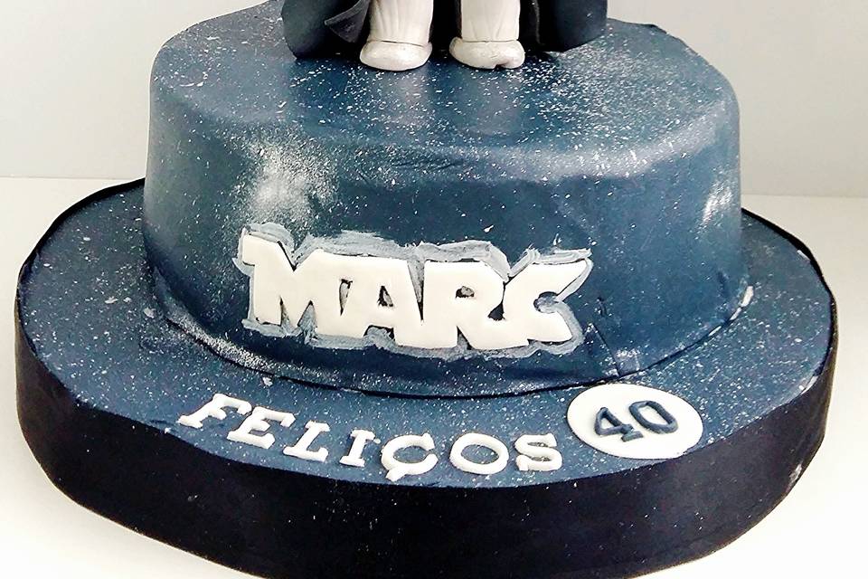 Tarta fondant discoteca