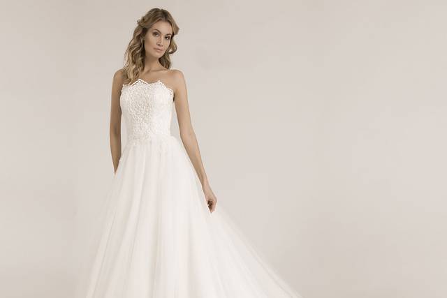 Vestido tipo princesa