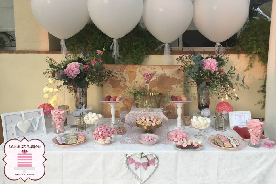 Mesa dulce para boda