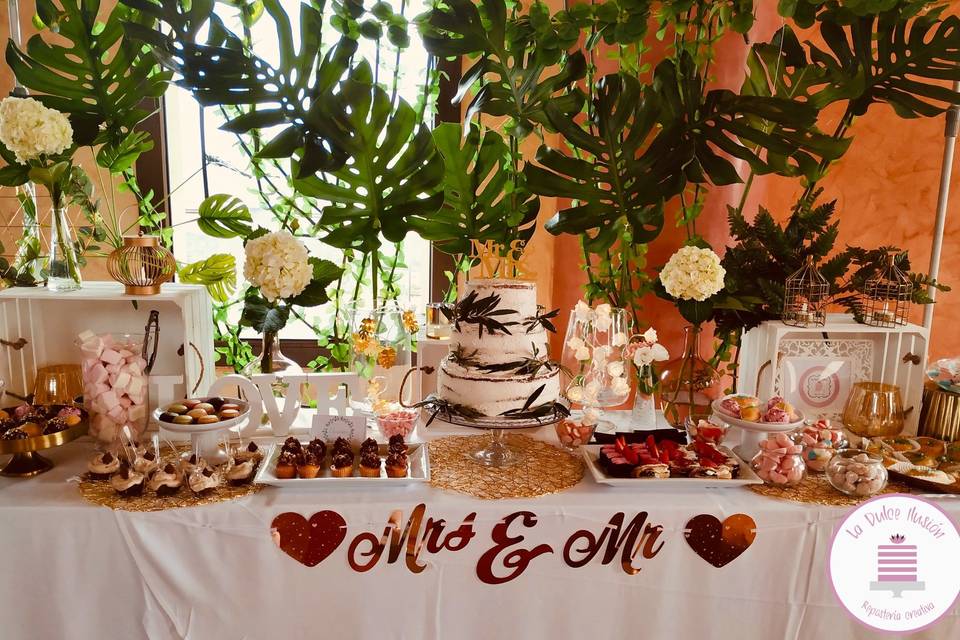 Mesa dulce de boda