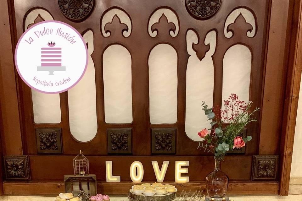 Mesa dulce de boda