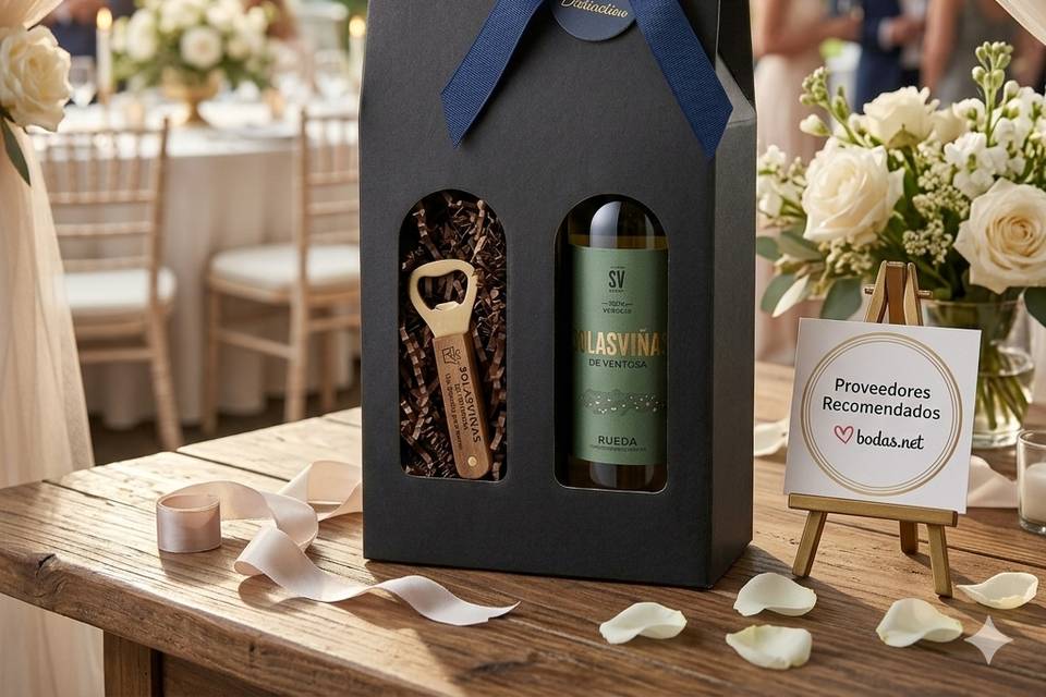 Detalle bodas en estuche