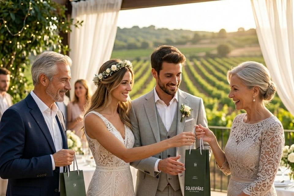 Detalle bodas en bolsa