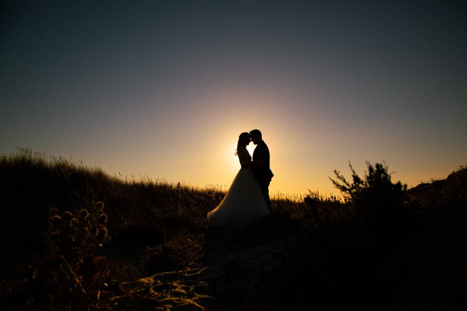 Postboda en el Ancoradoiro