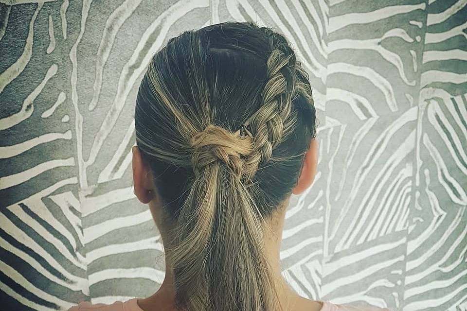 Recogido coleta trenza