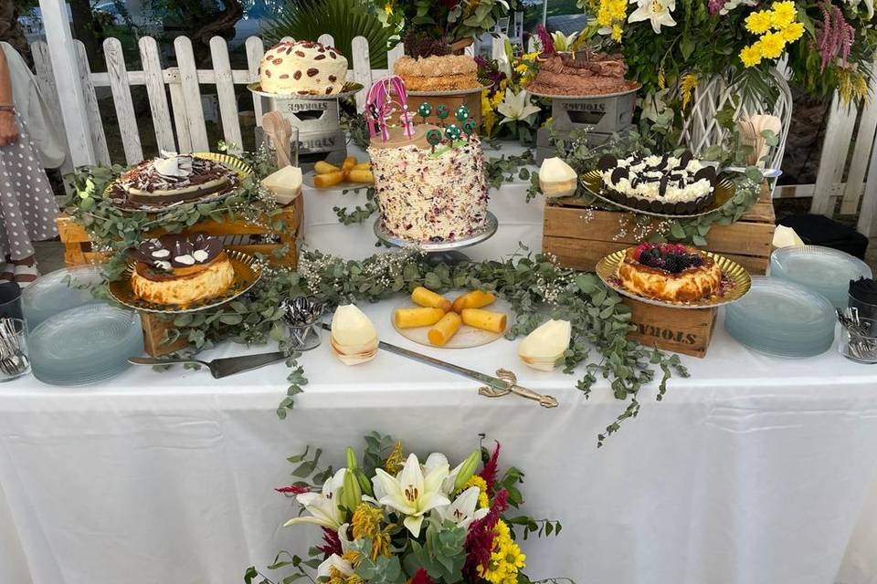 Buffet de tartas