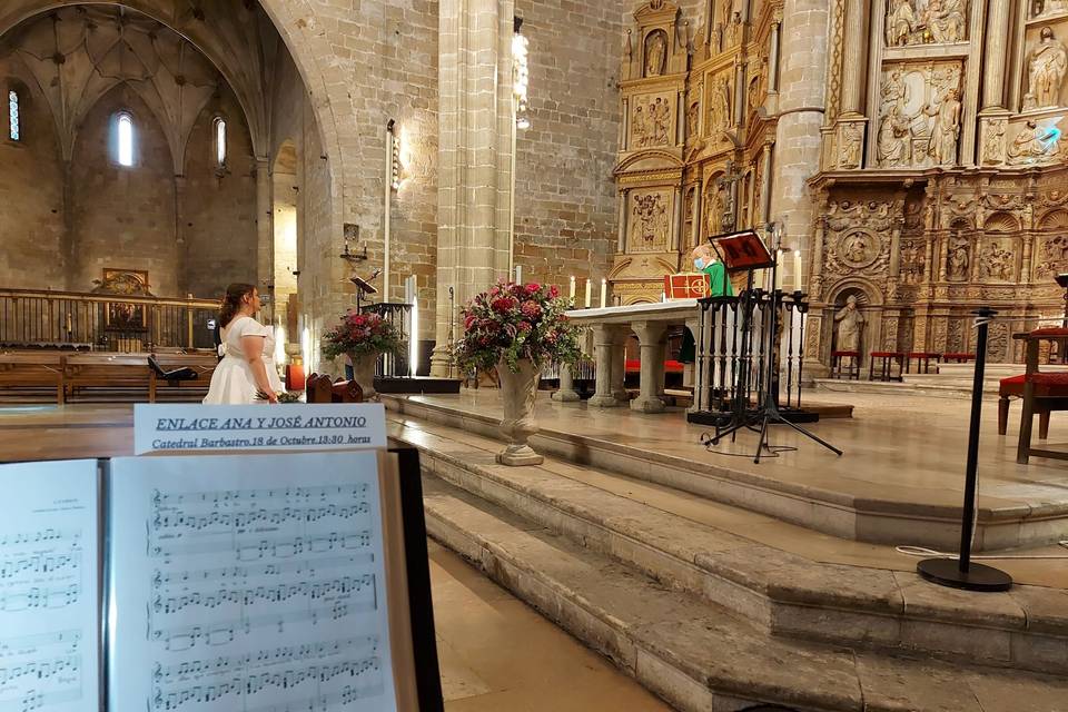 Ceremonia religiosa. Barbastro