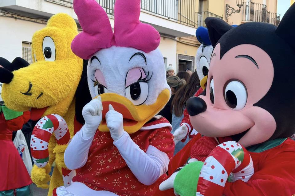 Deisy, Pluto, Mickey