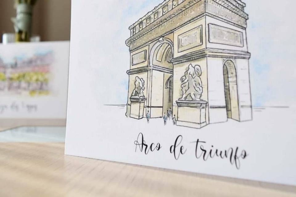 Papelería Lugares de París