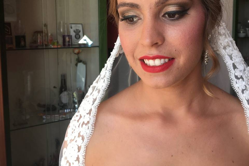 Maquillaje de novia Alicia