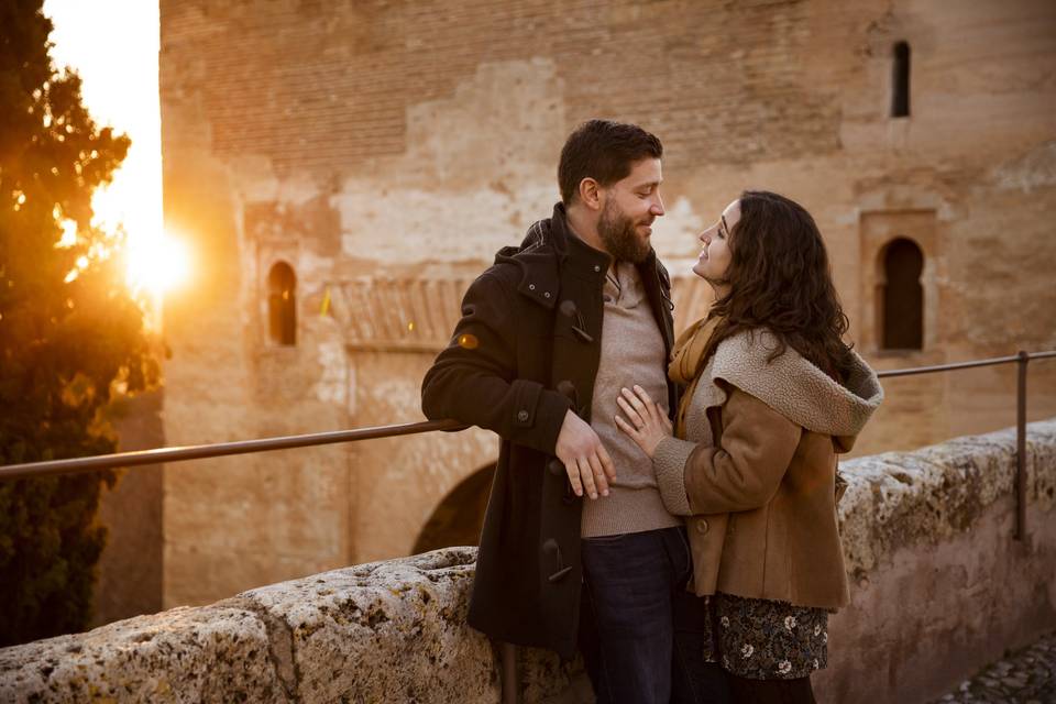 Preboda en la Alhambra