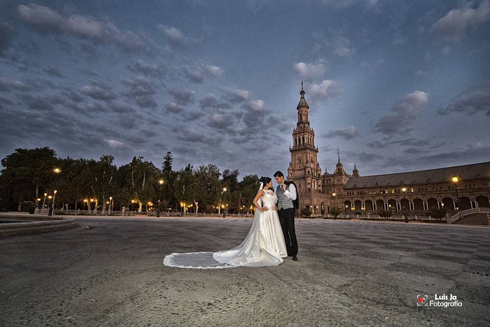 Postboda en Sevilla