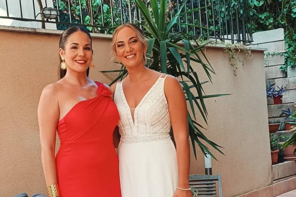 Novia e invitada
