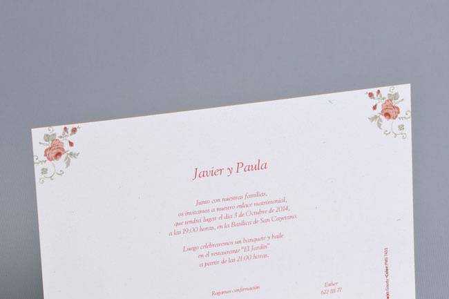 Invitaciones tipo