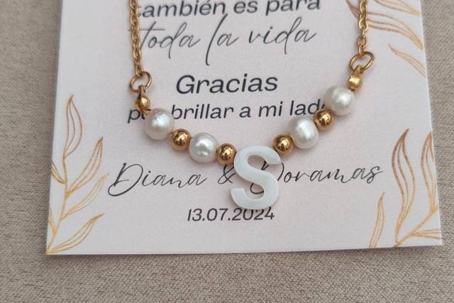 Pulseras con tarjeta personal