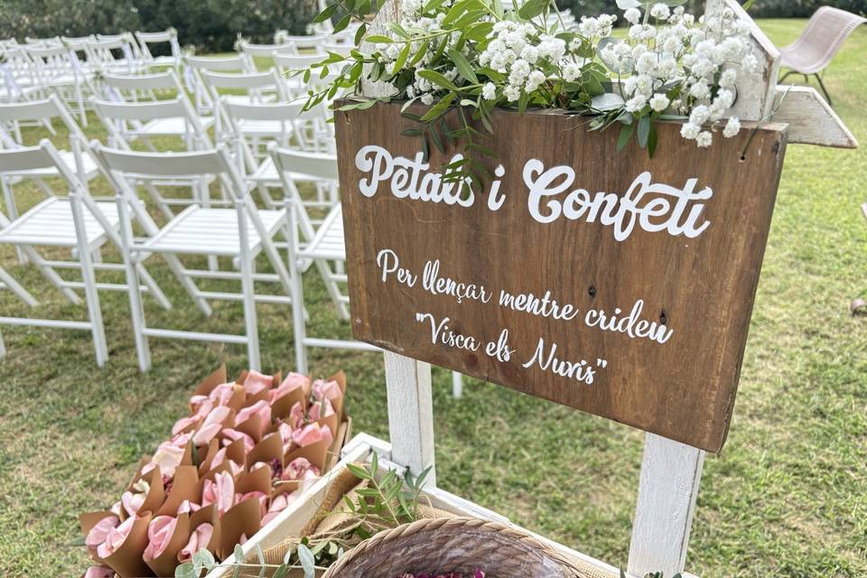 Detalles ceremonia