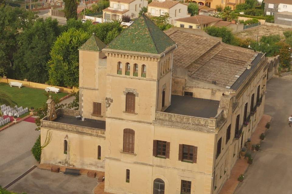 El espacio para el banquete