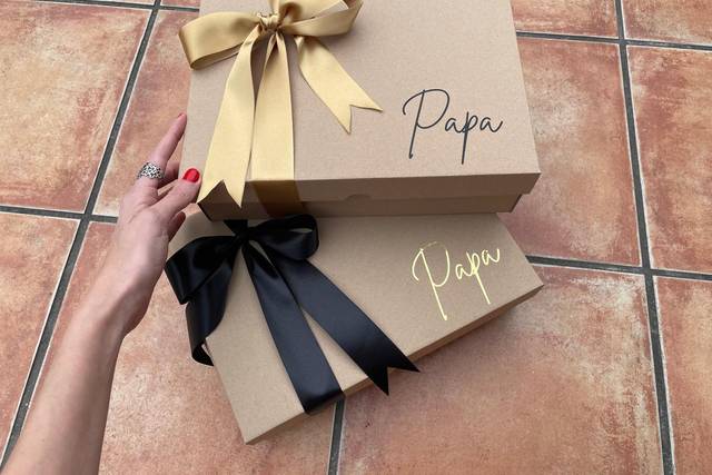 Cajas de regalo con nombre