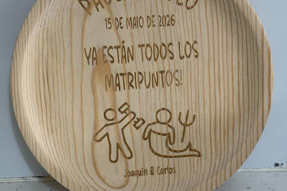 Plato de pulpo personalizado