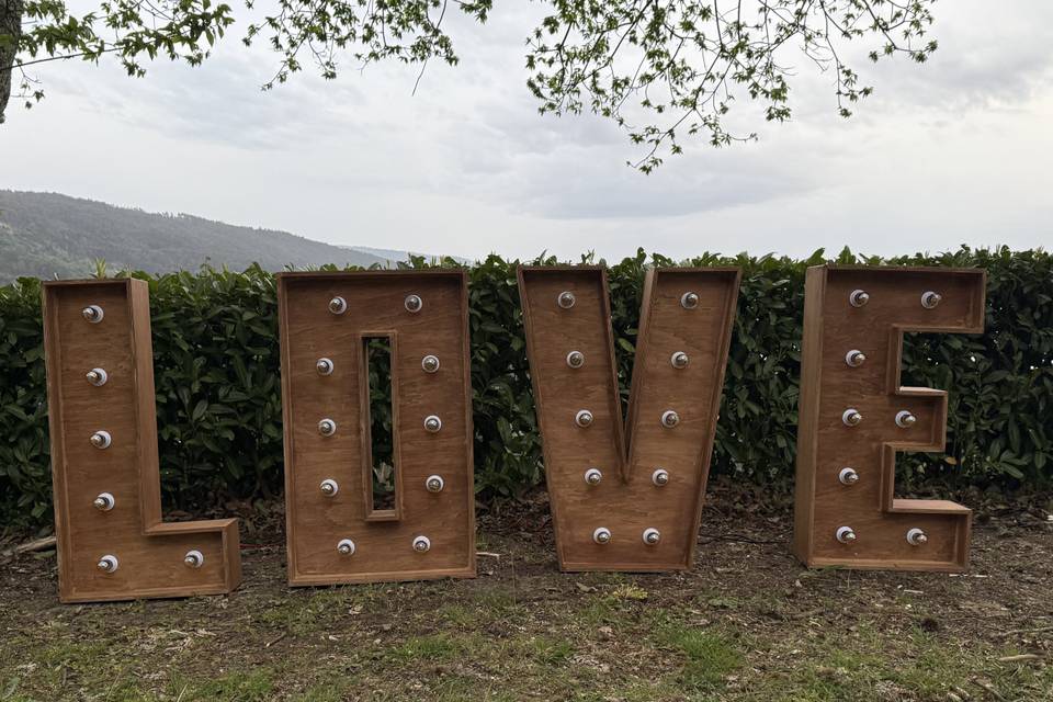 LETRAS CON LUZ