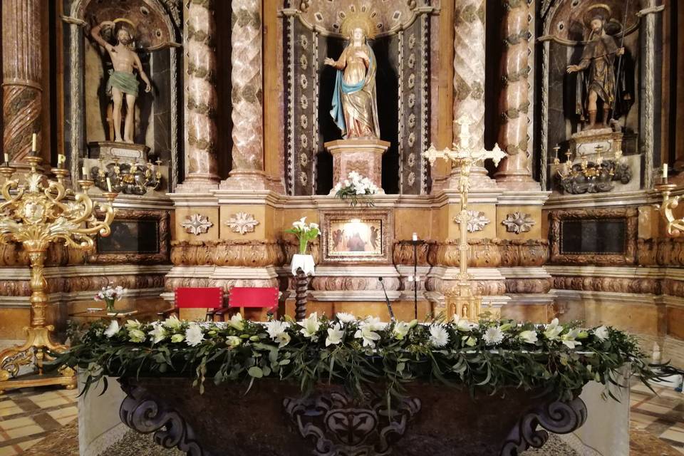 Guirnalda para el altar