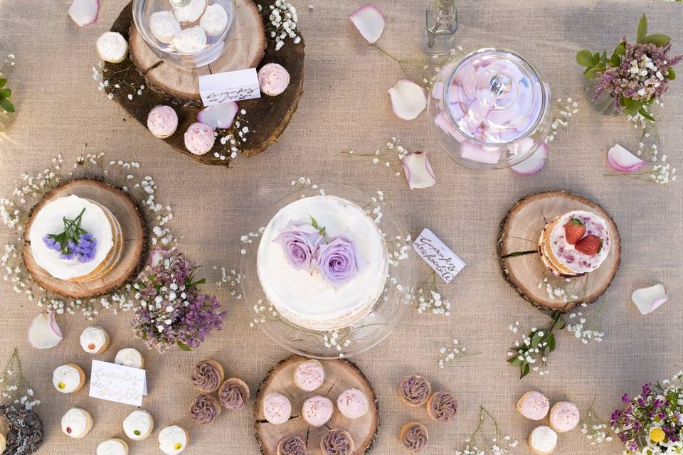 Mesas dulces para bodas