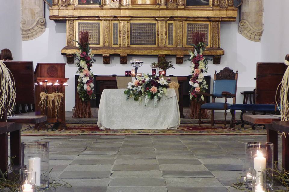 Ceremonia civil en capilla