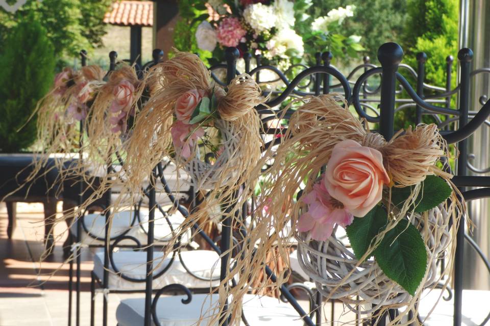 Detalle decoración ceremonia