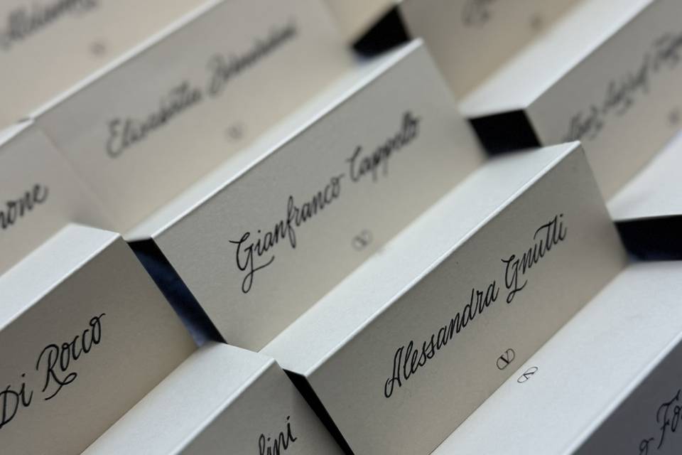 Name cards para mesas