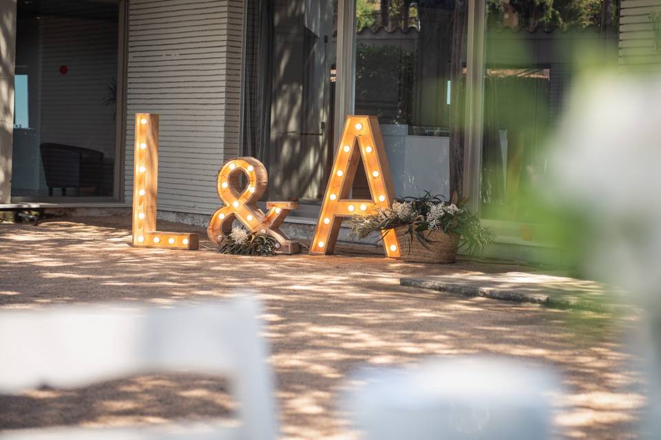 Letras decoración