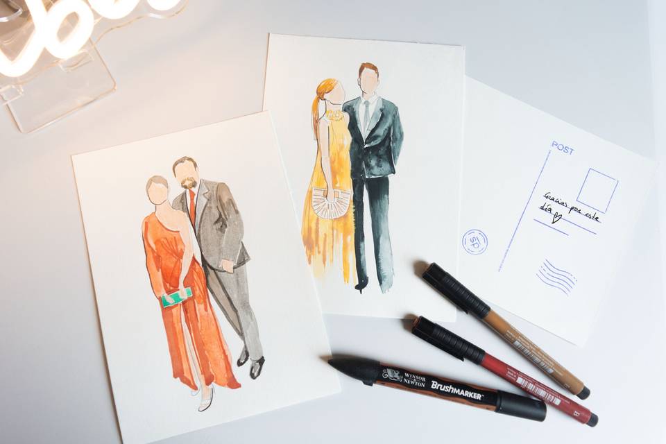 Ilustración en directo