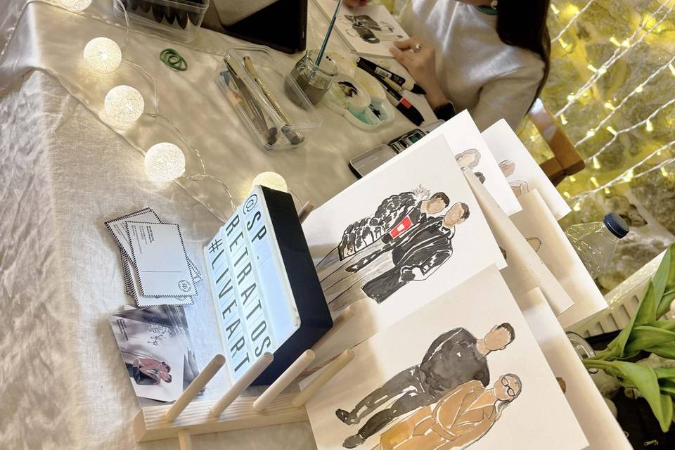 Ilustración en directo
