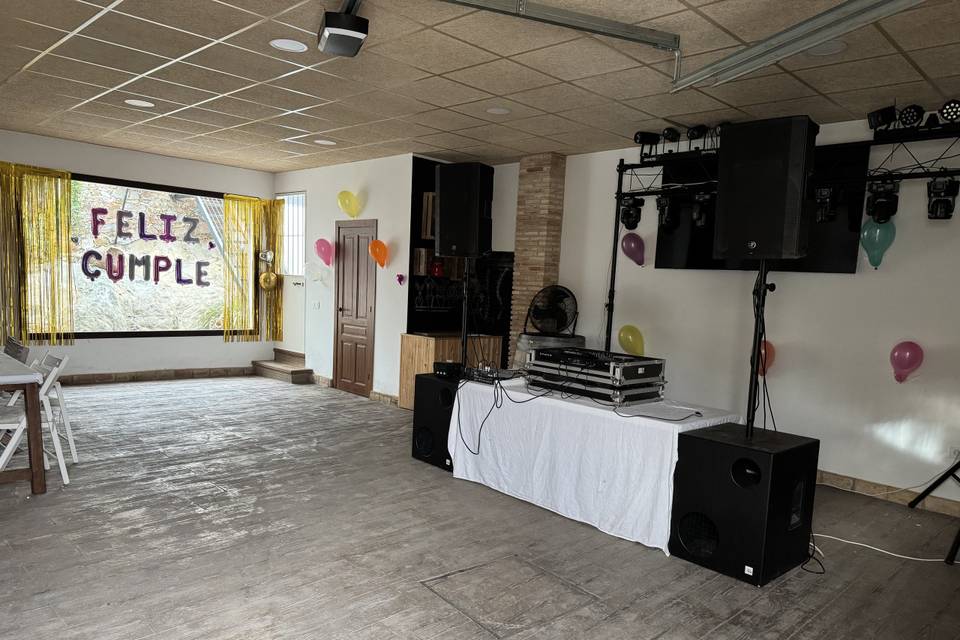 Montaje en interior