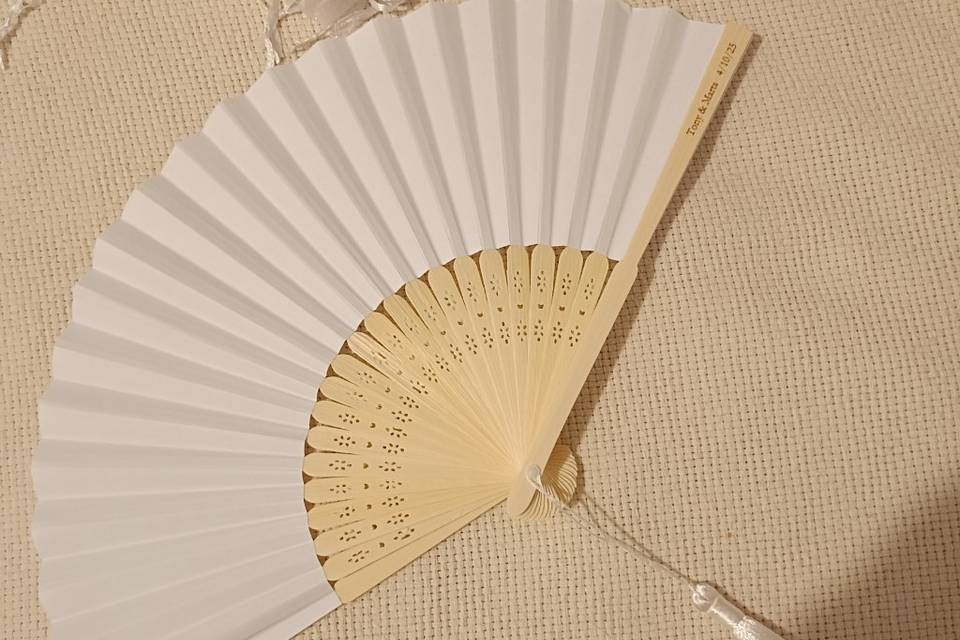 Abanicos con detalles