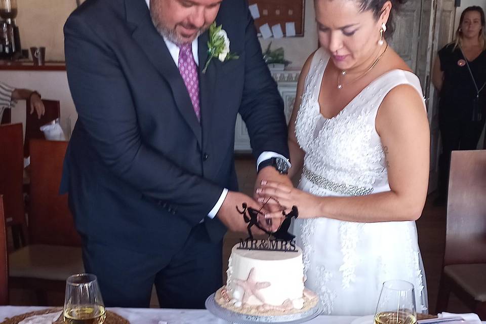 Corte de tarta