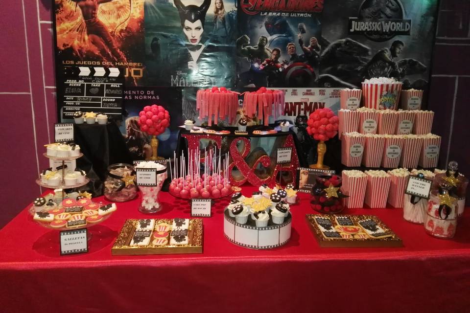 Mesa dulce de cine