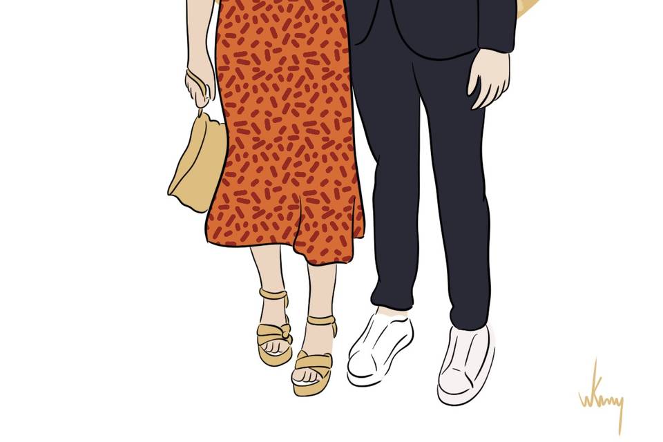 Ilustración de Pareja