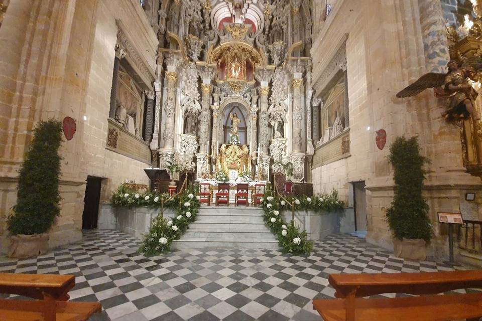 Decoración en Iglesia Santo Domingo