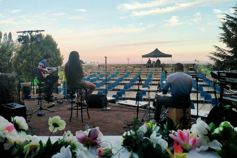 Concierto y escenario