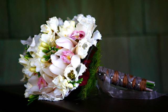 Ramo de novia orquídeas