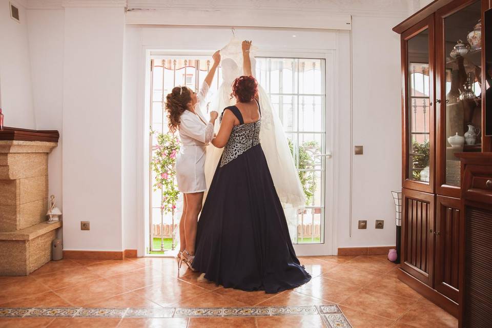Novia y madrina