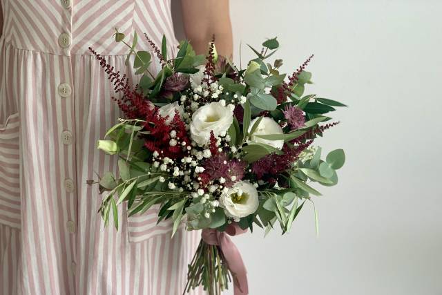Ramos de novia con flor seca y preservada - Trencadissa Art Floral