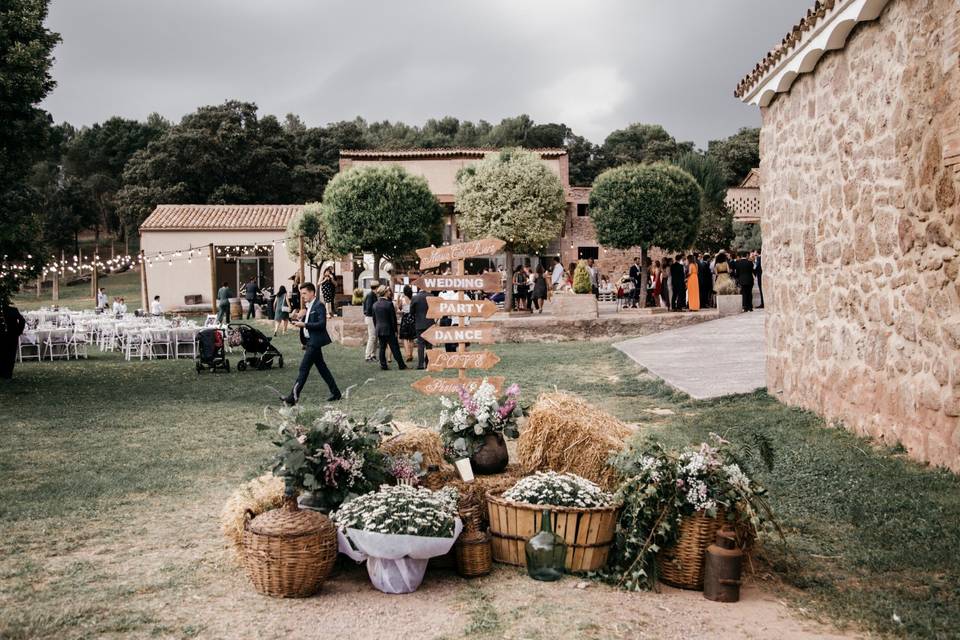 Decoración para entrada