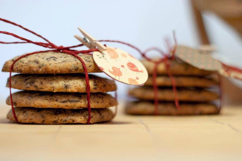 Cookies de chocolate y naranja