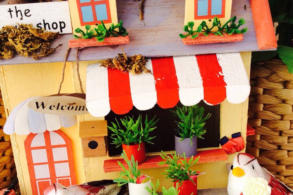 Figura novios Flower shop