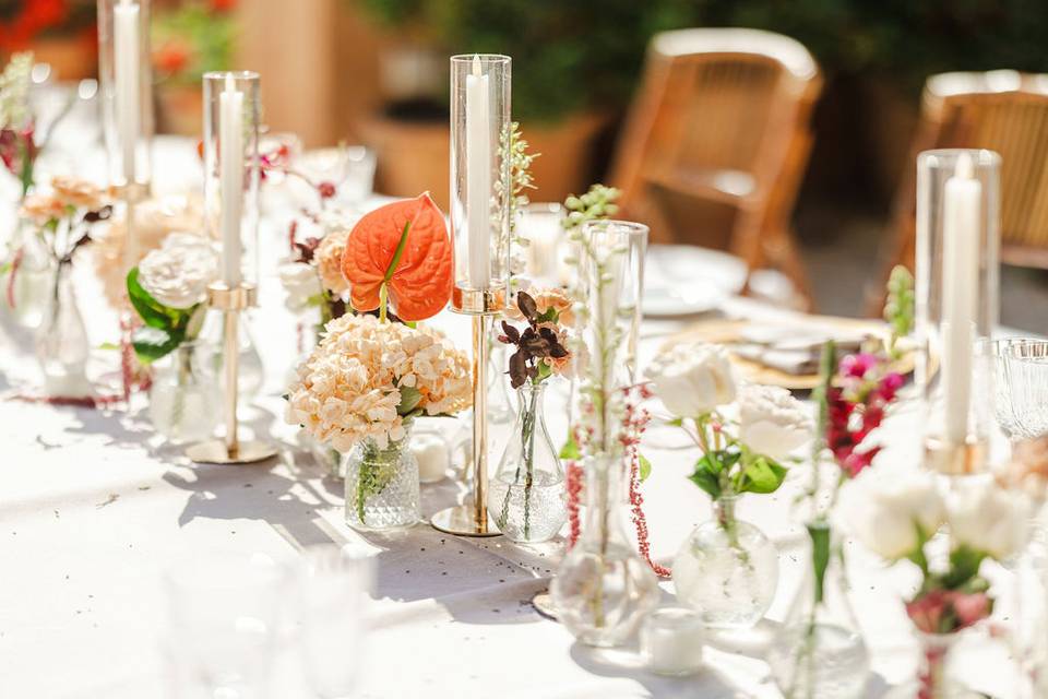 Decoracion floral de boda