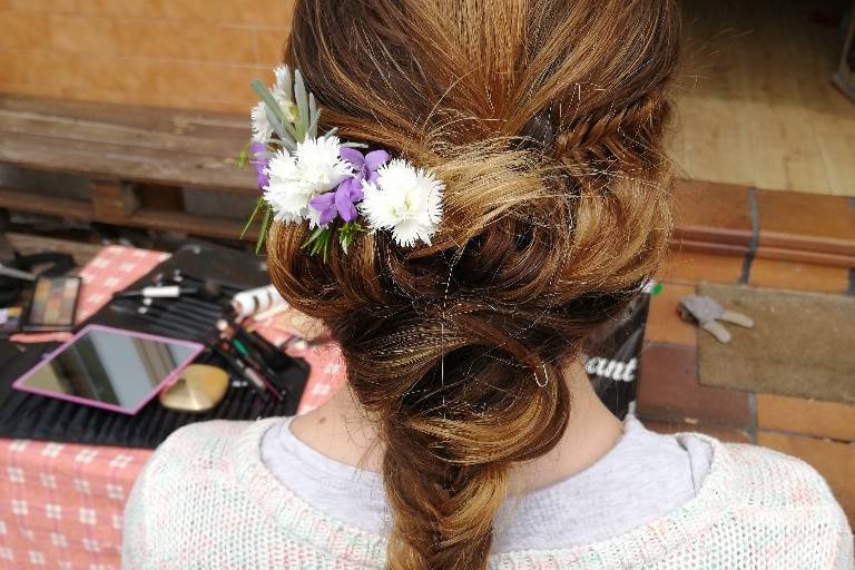 Trenza de novia