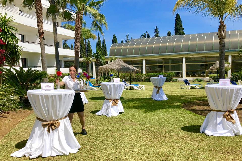 Ceremonia en jardín