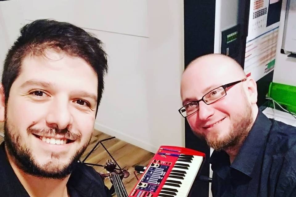 Ensayo violinista y pianista